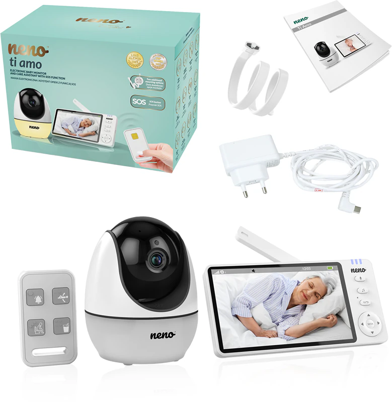 Monitor de bebê com vídeo digital NENO SOS Ti Amo