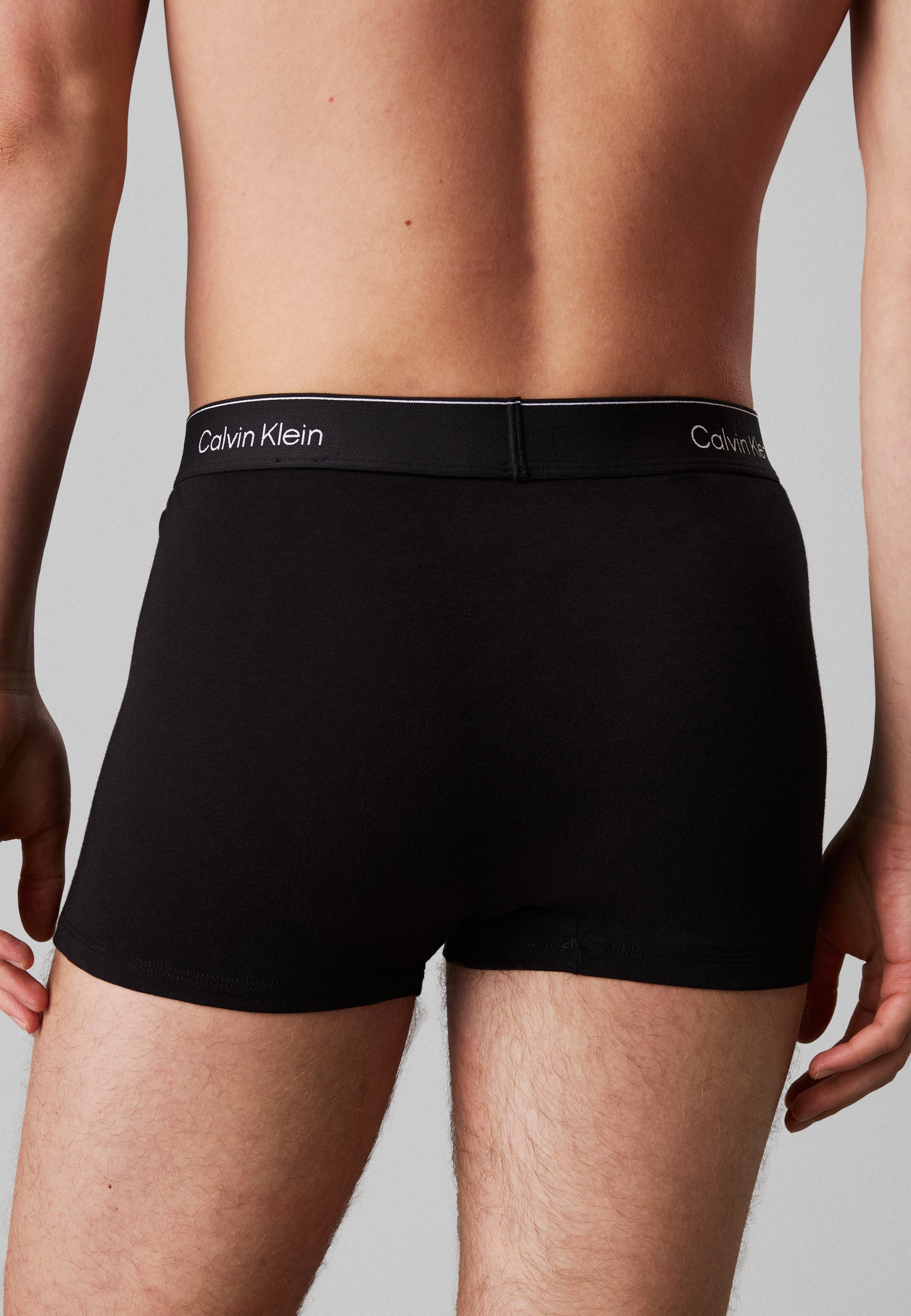 Calvin Klein Underwear Relaxed Fit Trunk 3-pack Icon Cotton Stretch - Broekjes - zwart