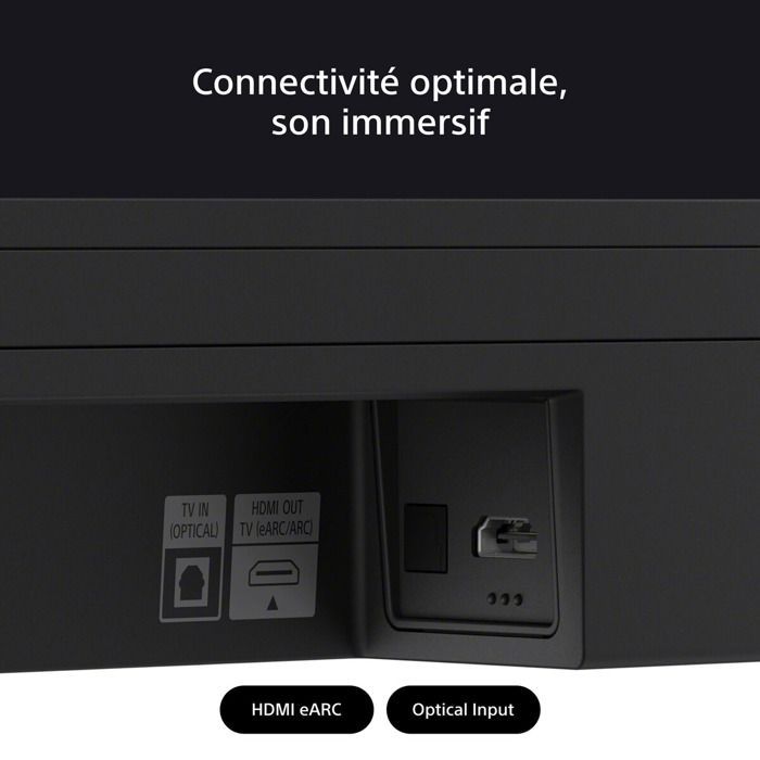 Barra de sonido Sony BRAVIA Theatre Bar 6 con subwoofer