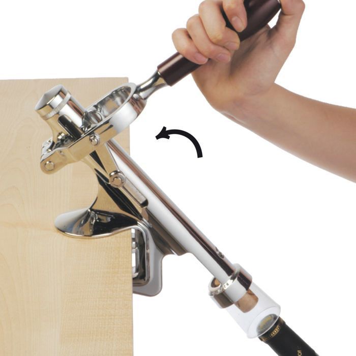 Professional corkscrew - ICH-ZAPFE.DE - Wine bottle opener - Contemporary design - 1 piece