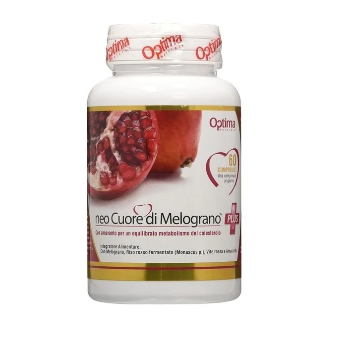 OPTIMA Optima Neo Grenade Cœur Plus 60 comprimés Métabolisme du cholestérol