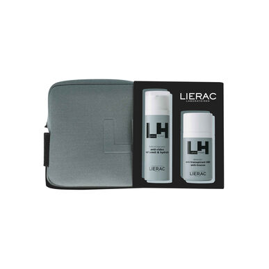 Lierac Anti-rides Raffermint & Hydrate Pack Anti-aging ansiktsgavesett for menn 50 ml 50 ml 50 ml 50 ml