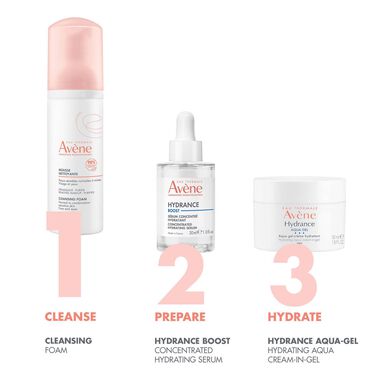 „Avène“ valomosios putos veidui ir akims, makiažo valiklis jautriai odai, 150 ml