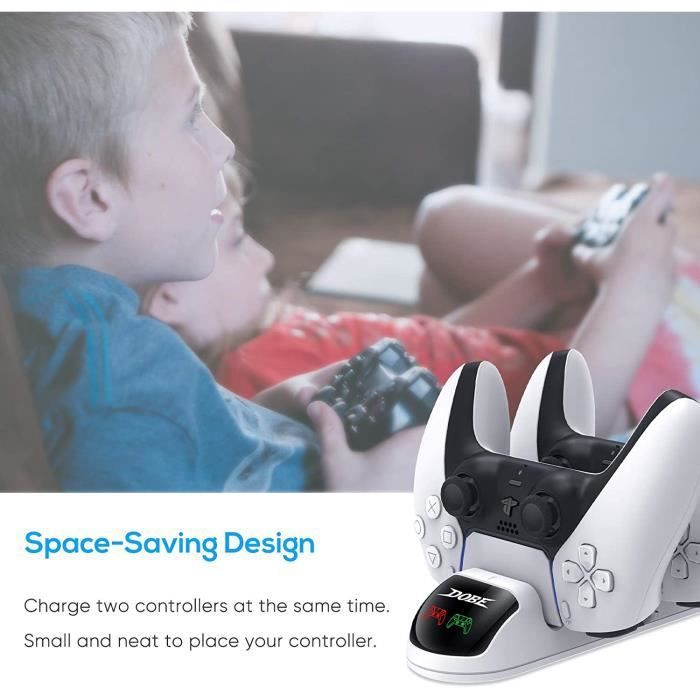 Charger compatible with PS5 controller, USB Fast Charging with LED Indicator compatible with Sony Playstation 5