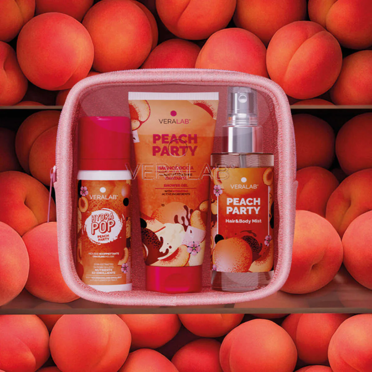 Kit Corpo Peach Party - Travel Ready Kit - Cofanetti Viso e Corpo