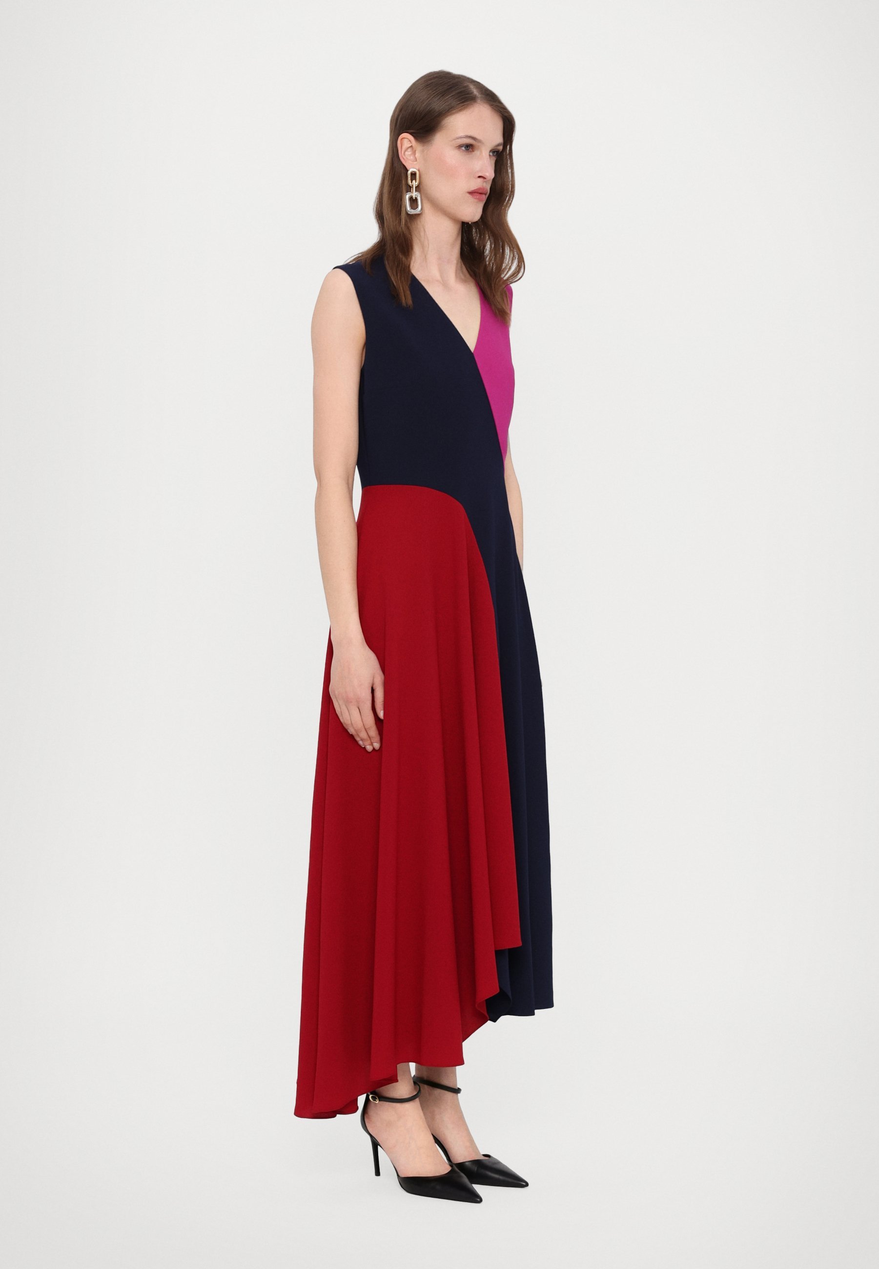 Robe Roksanda MIRAL - Robe de cocktail / Robe de soirée - fuchsia/cramoisi/marine