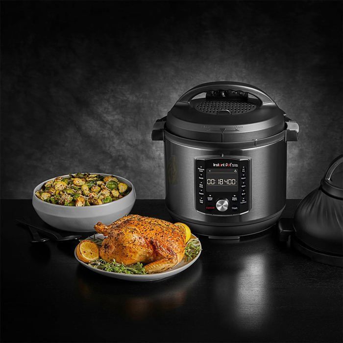 Multicuiseur lectrique Instant Pot Pro Crisp 11-En-1- Acier Inoxydable Noir, 1500 W, 7,6 L - Instant Pot