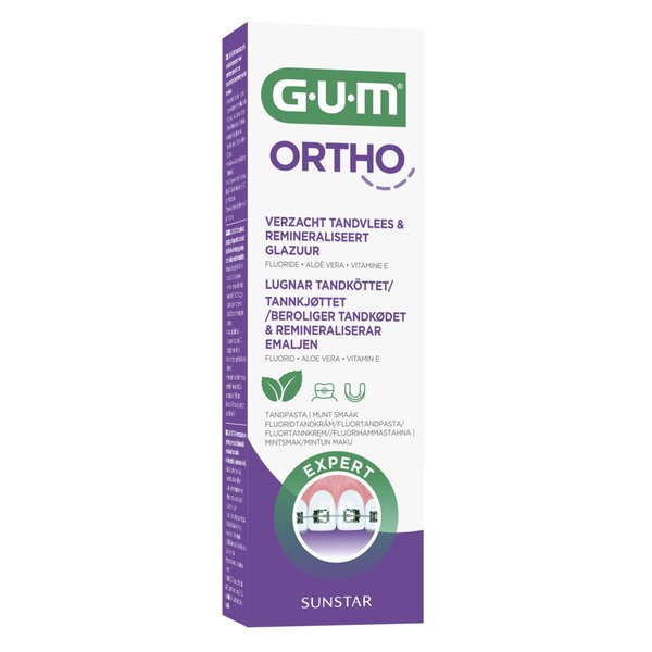 Pasta do zębów GUM Ortho<br>75 ml
