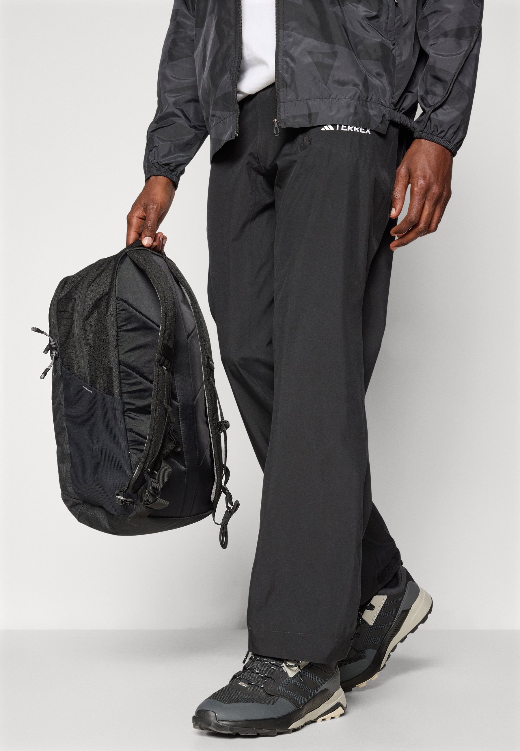 Pantaloni da pioggia Adidas Terrex - Pantaloni da esterno - neri