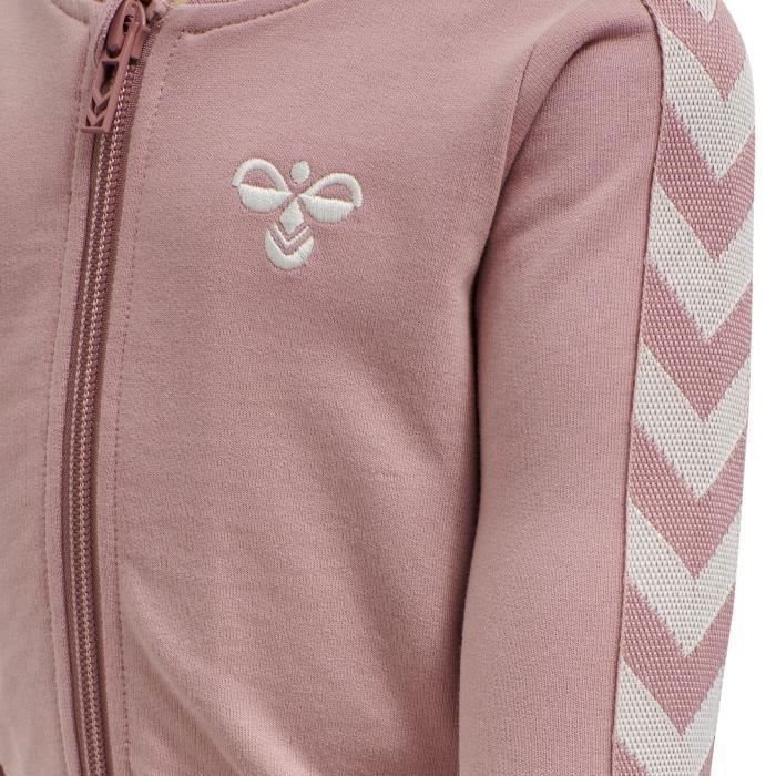 Chándal Hummel para bebé niña, color morado con cuentas, 100% algodón - Multideporte