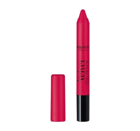 Bourjois Velvet The Pencil 2w1 pomadka w kredce i konturówka 13 Framboise Griffée 3 g