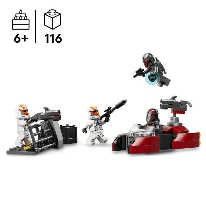 LEGO Star Wars 75449 Pacote de Batalha O Cerco de Mandalore - Conjunto de Construção para maiores de 6 anos