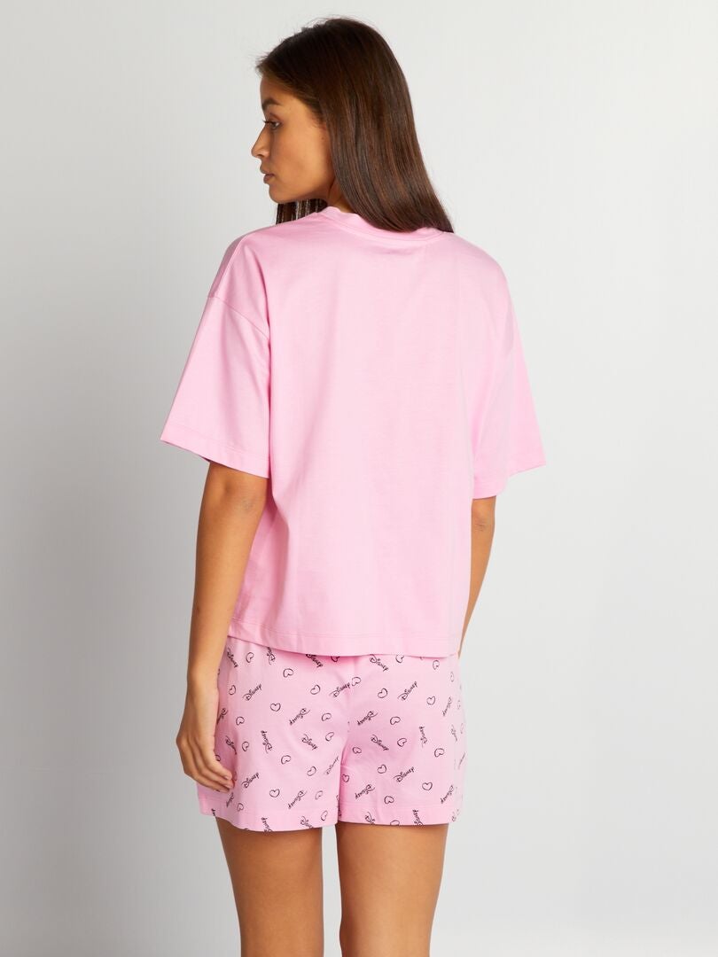 Conjunto de pijama corto Disney - 2 piezas - ROSA