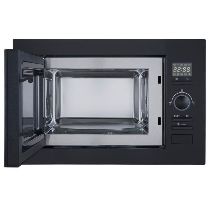 Microondas con grill empotrable CONTINENTAL EDISON CEMO25GEB2, negro, 59,5 x 38,8 x 40 cm, 25 L