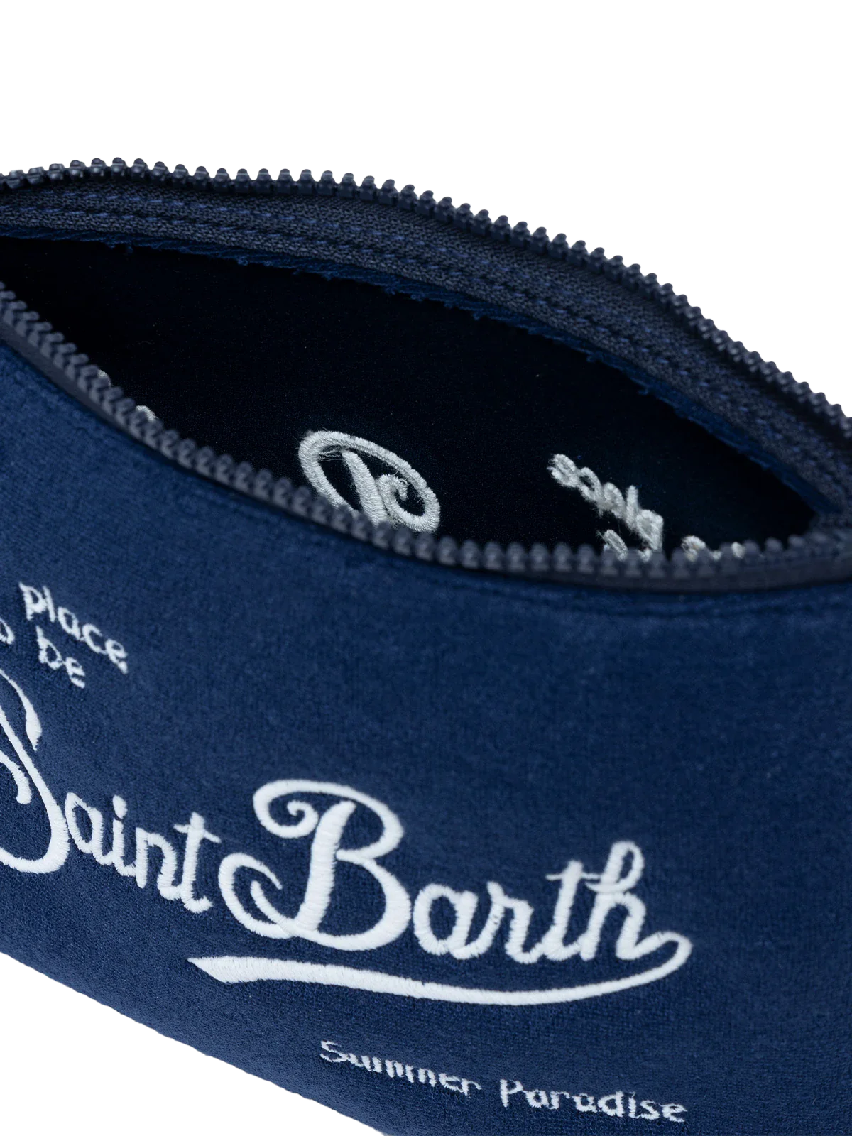 Bolso de mano Aline en esponja azul