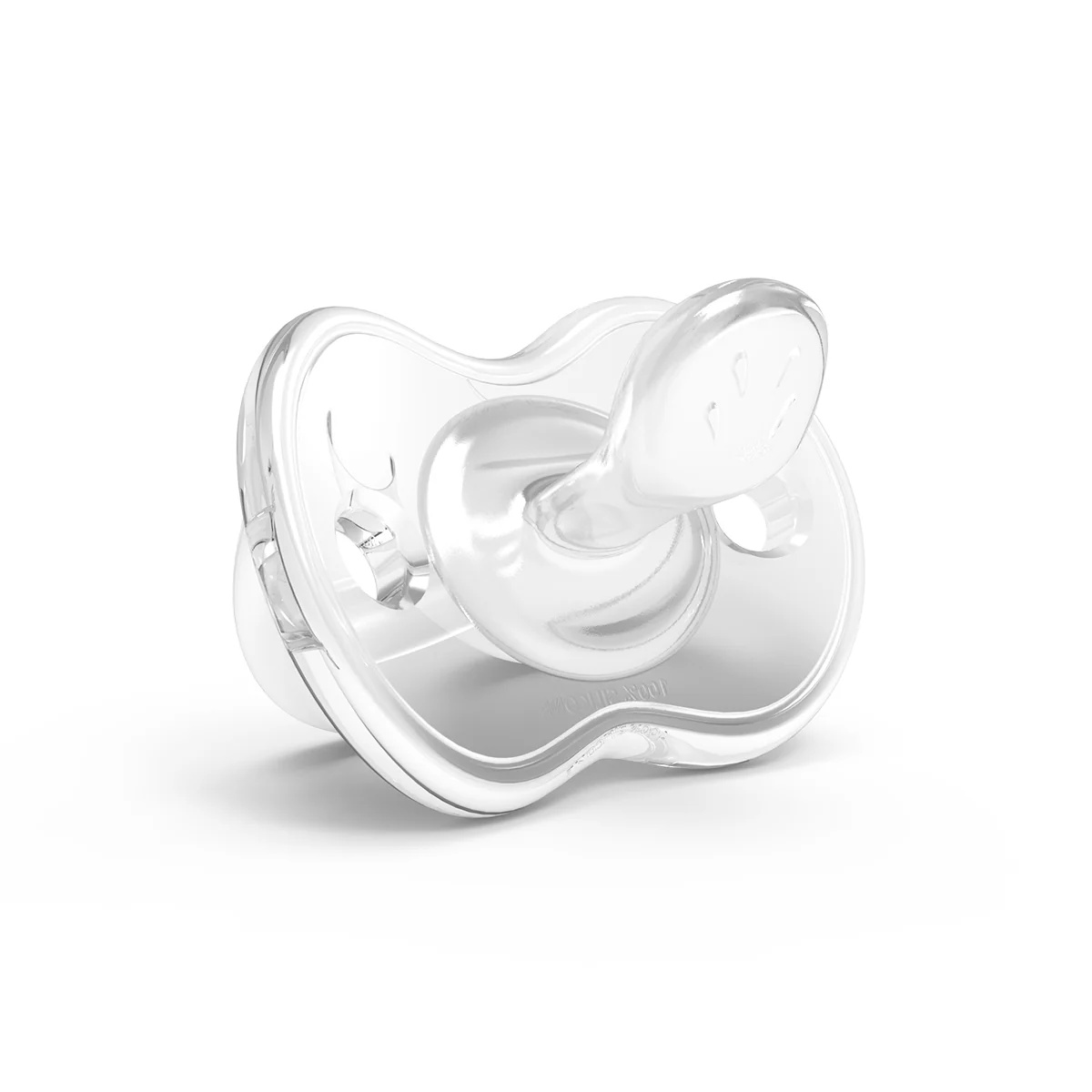 NUVITA Nuvita Orthosoft Light 2 siliconen fopspeen met orthodontische speen, roze, 0M+