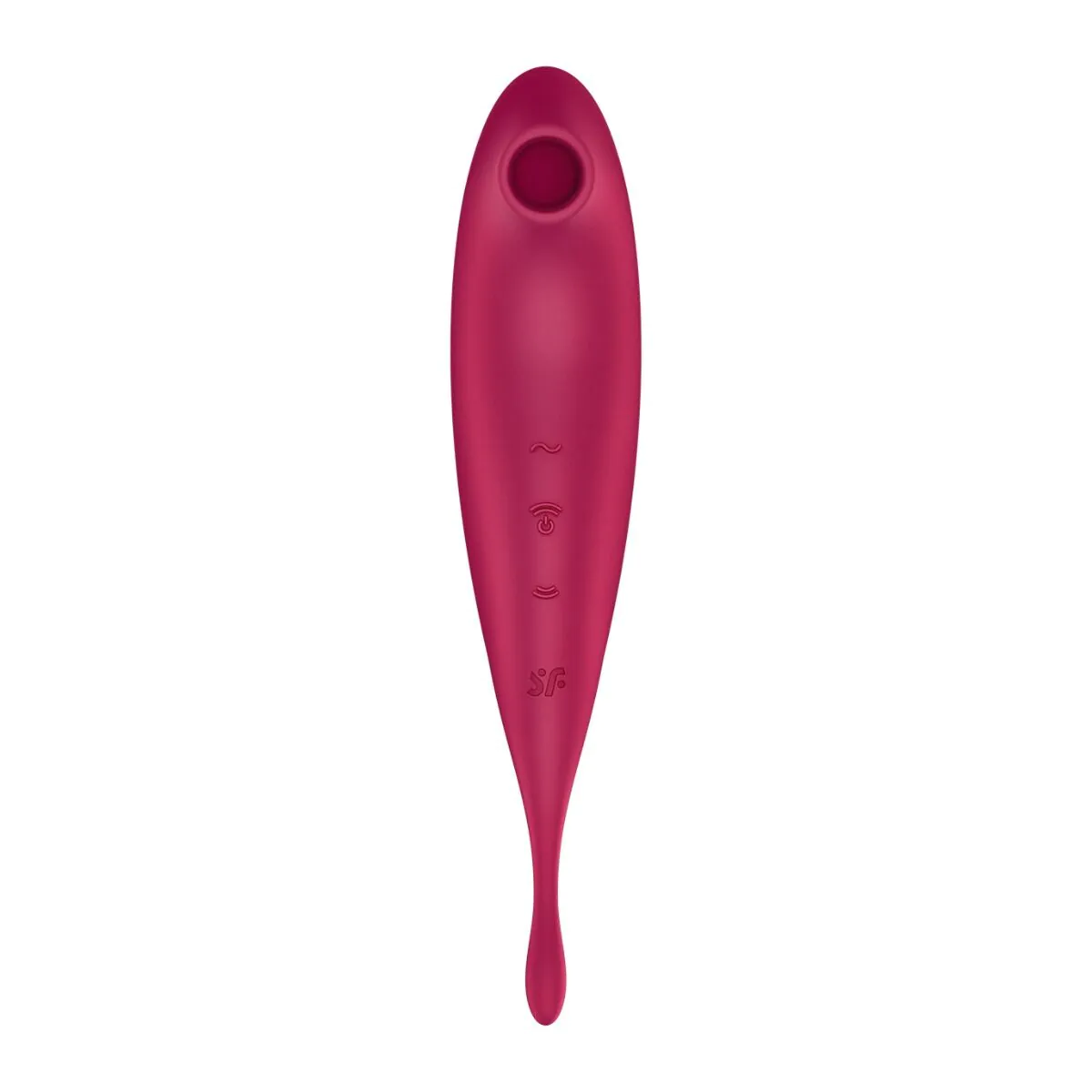 Satisfyer Masażer Twirling Pro Connect app Dark Red uka