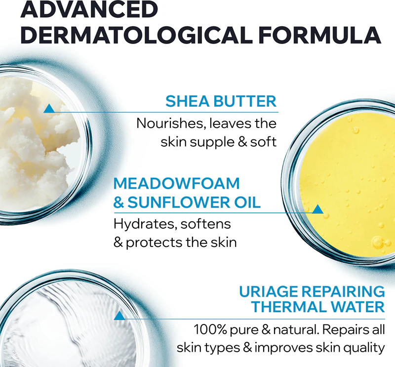Uriage Hygiène Cleansing Cream čistiaci a výživný krém na telo a tvár