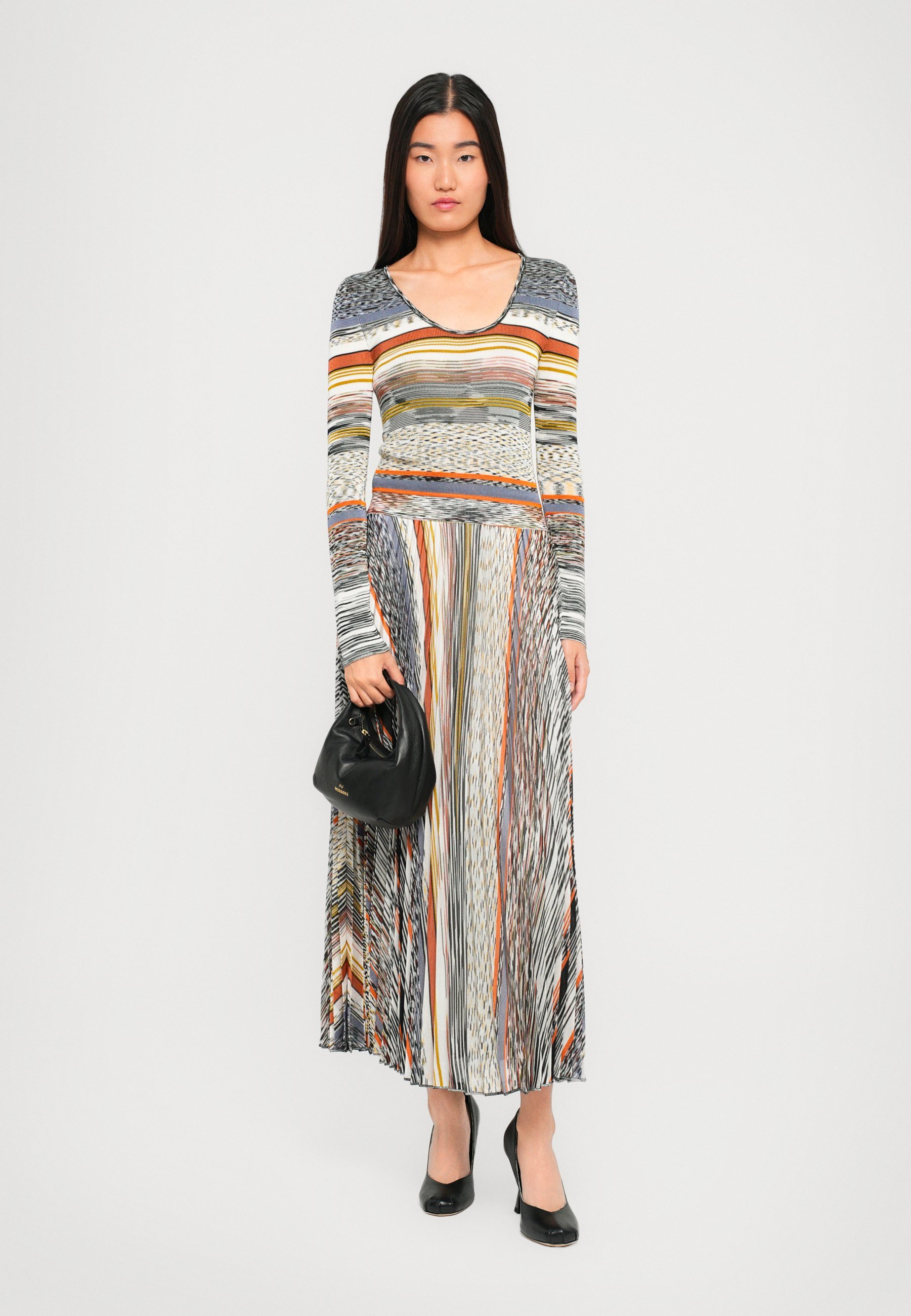 Vestido longo Missoni - Vestido tipo jardineira - multicolorido