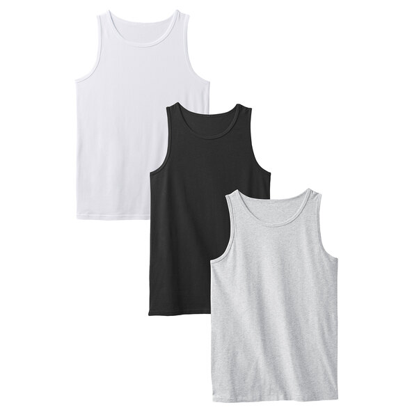 Maiouri, alb/negru/gri, set de 3