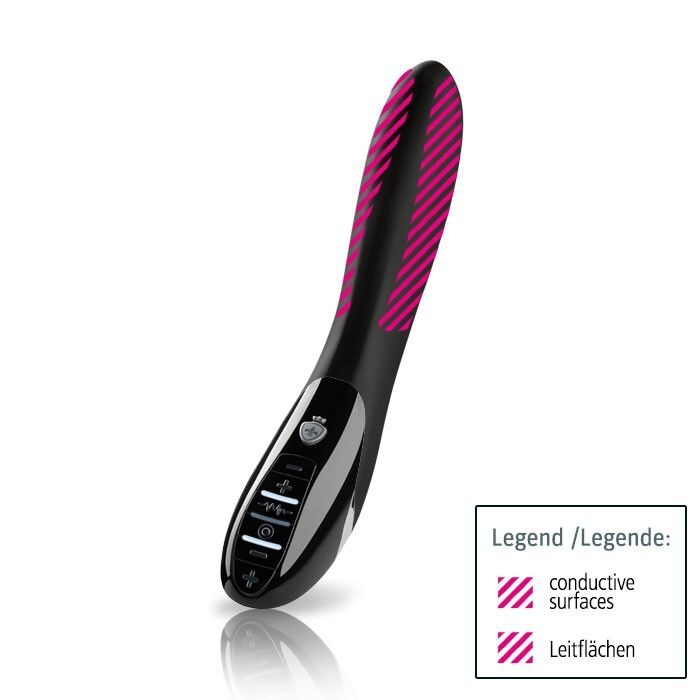 Vibrador eléctrico Mystim Eric E-Stim negro