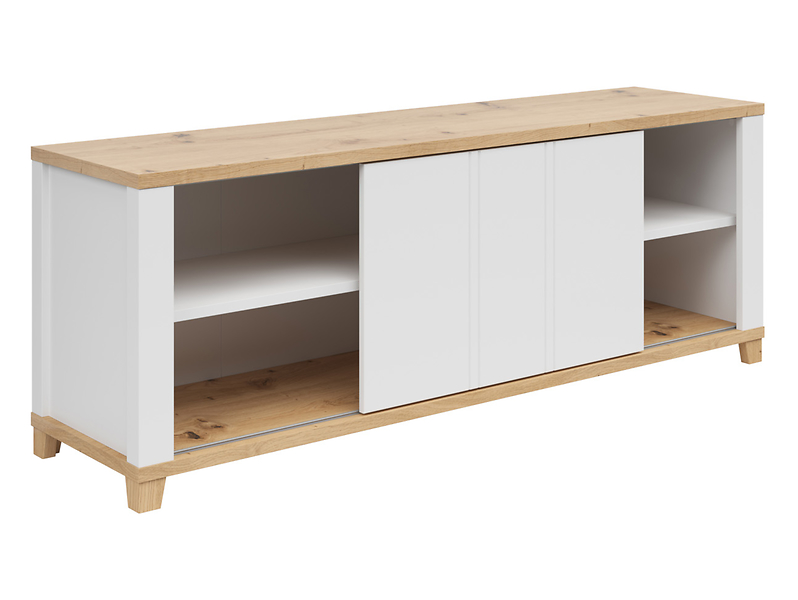 Szafka Hygge 174 cm biały/dąb artisan