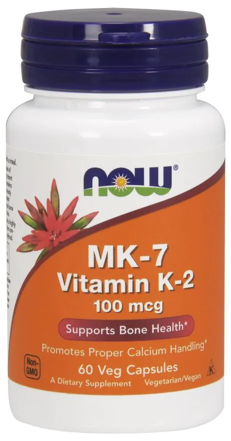 Now Foods MK-7 Vitamin K-2 100 mcg, Kapsułki