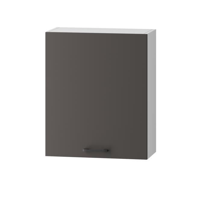 Celia 7-piece complete kitchen in matte grey-artisan oak finish - Length 240-180 cm