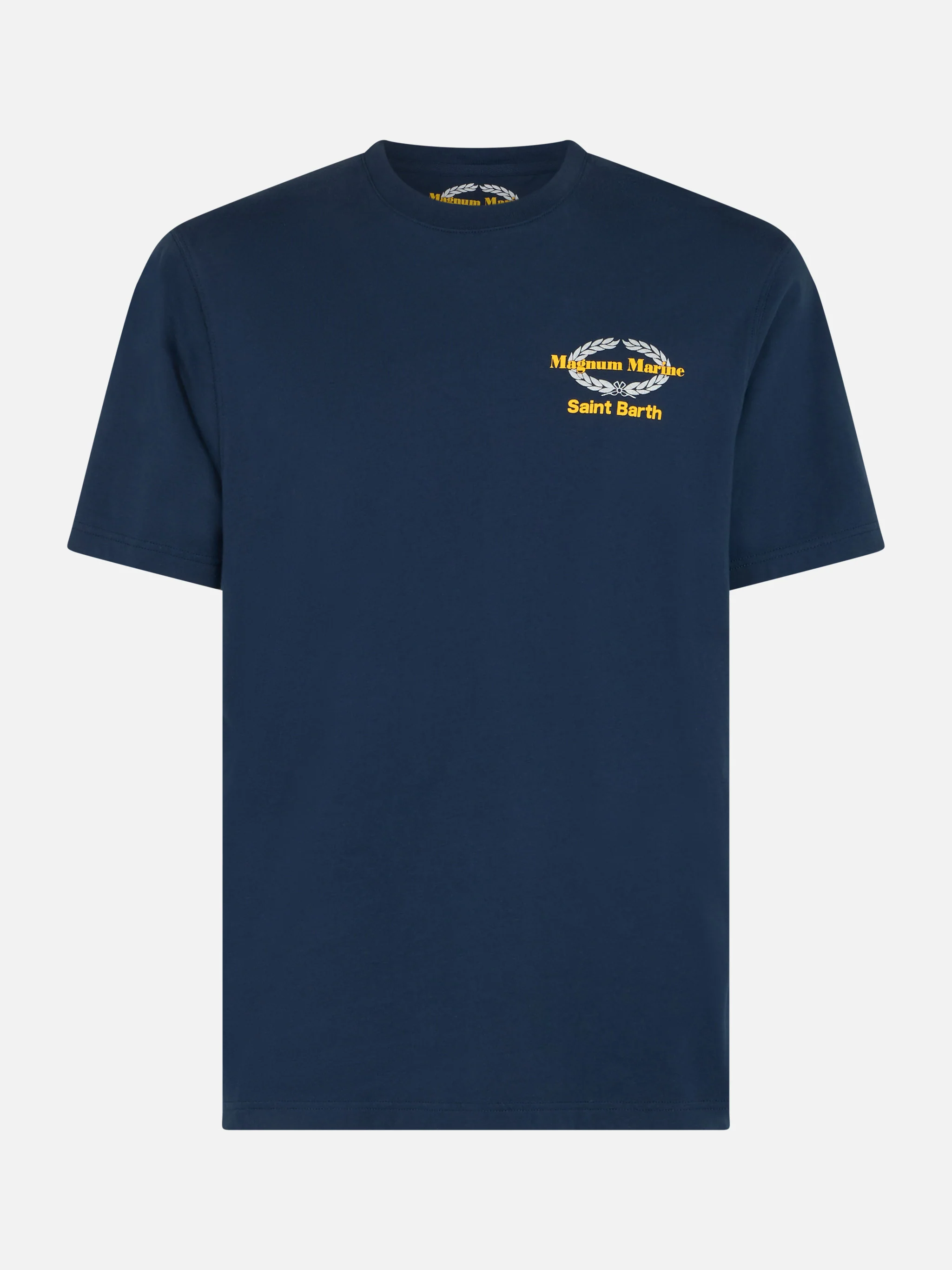T-shirt da uomo in cotone con stampa Magnum Marine & Saint Barth d