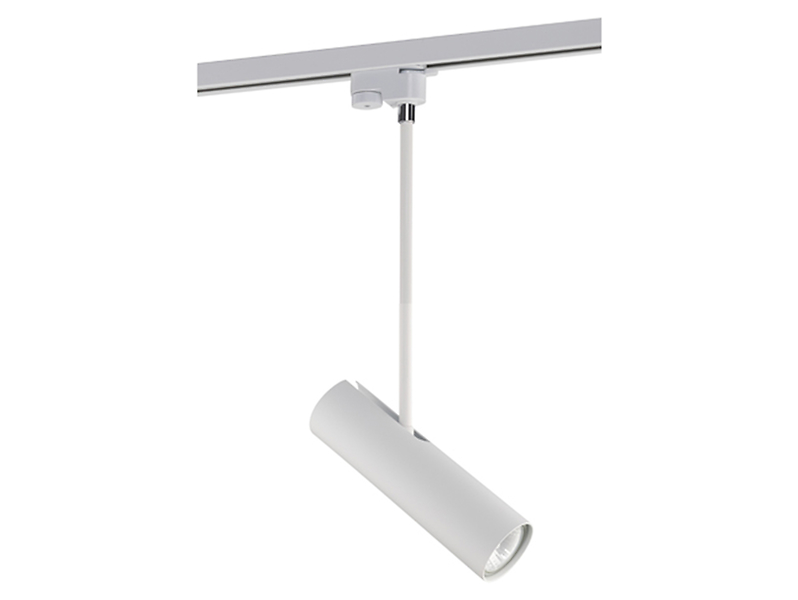 Lampa wisząca szynowa Profile Eye Super stalowa biała