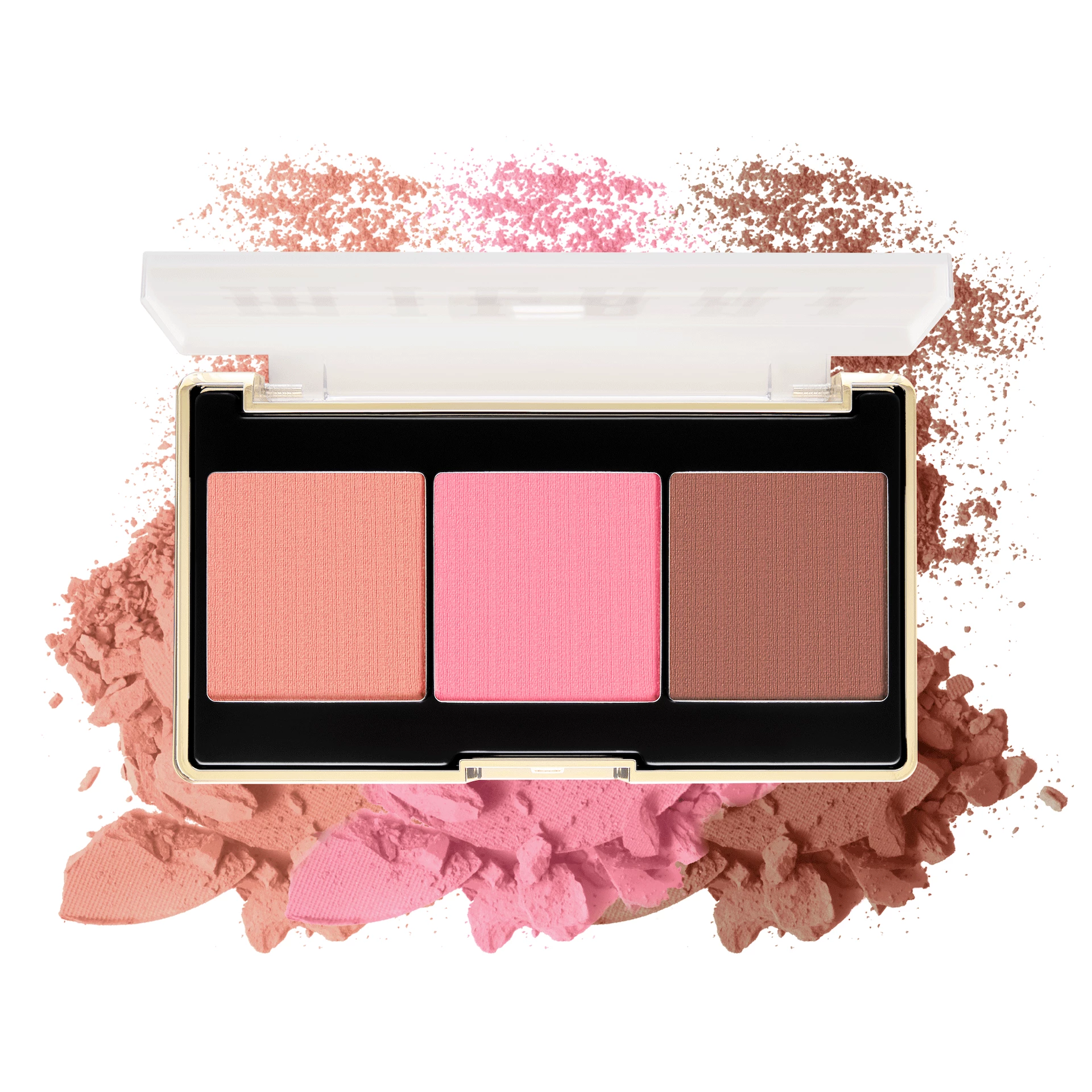 Paletă de fard de obraz Cheek Kiss Powder - Golden Hour Glow Paletă de fard de obraz Cheek Kiss Powder - Milani