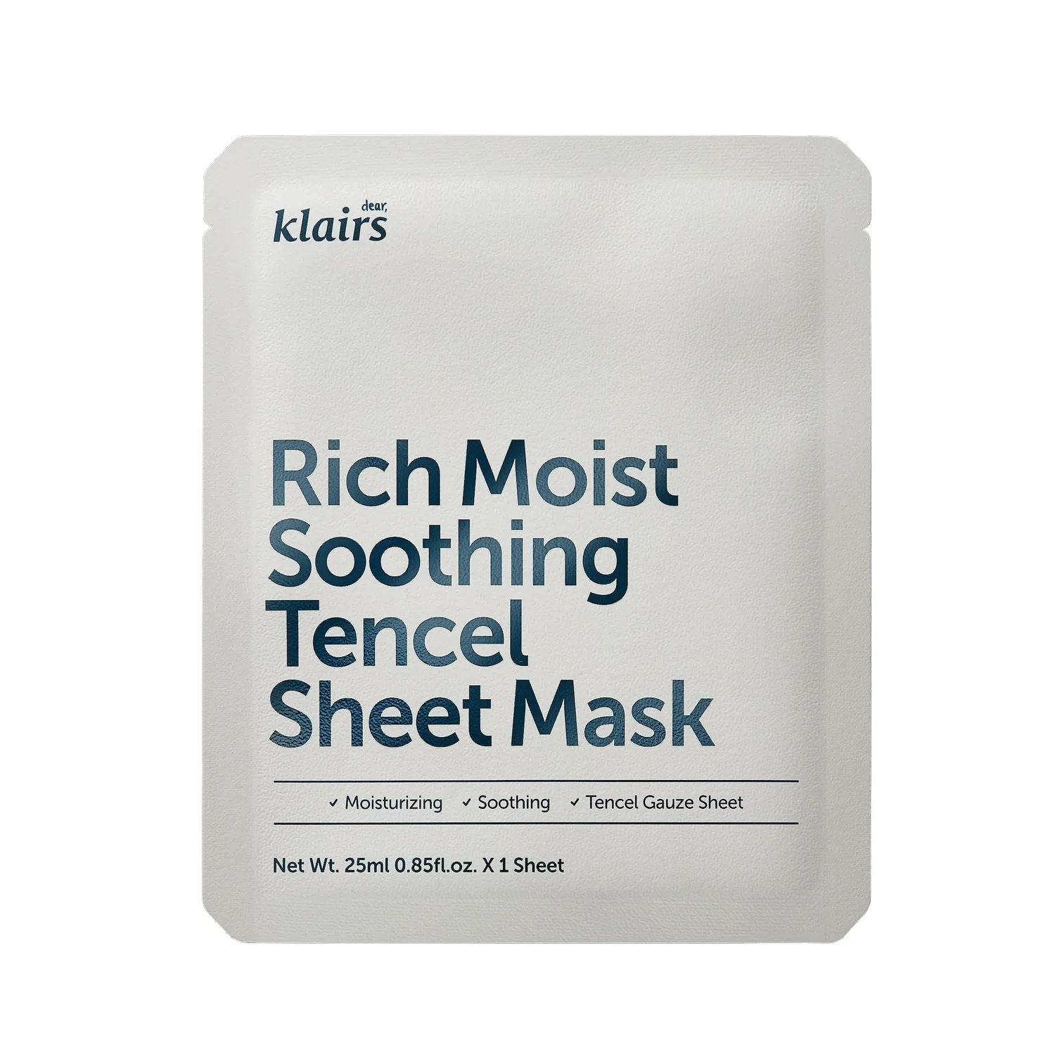 Sheet Mask Rich Moist Soothing Tencel Sheet Mask - Maschera Idratante viso