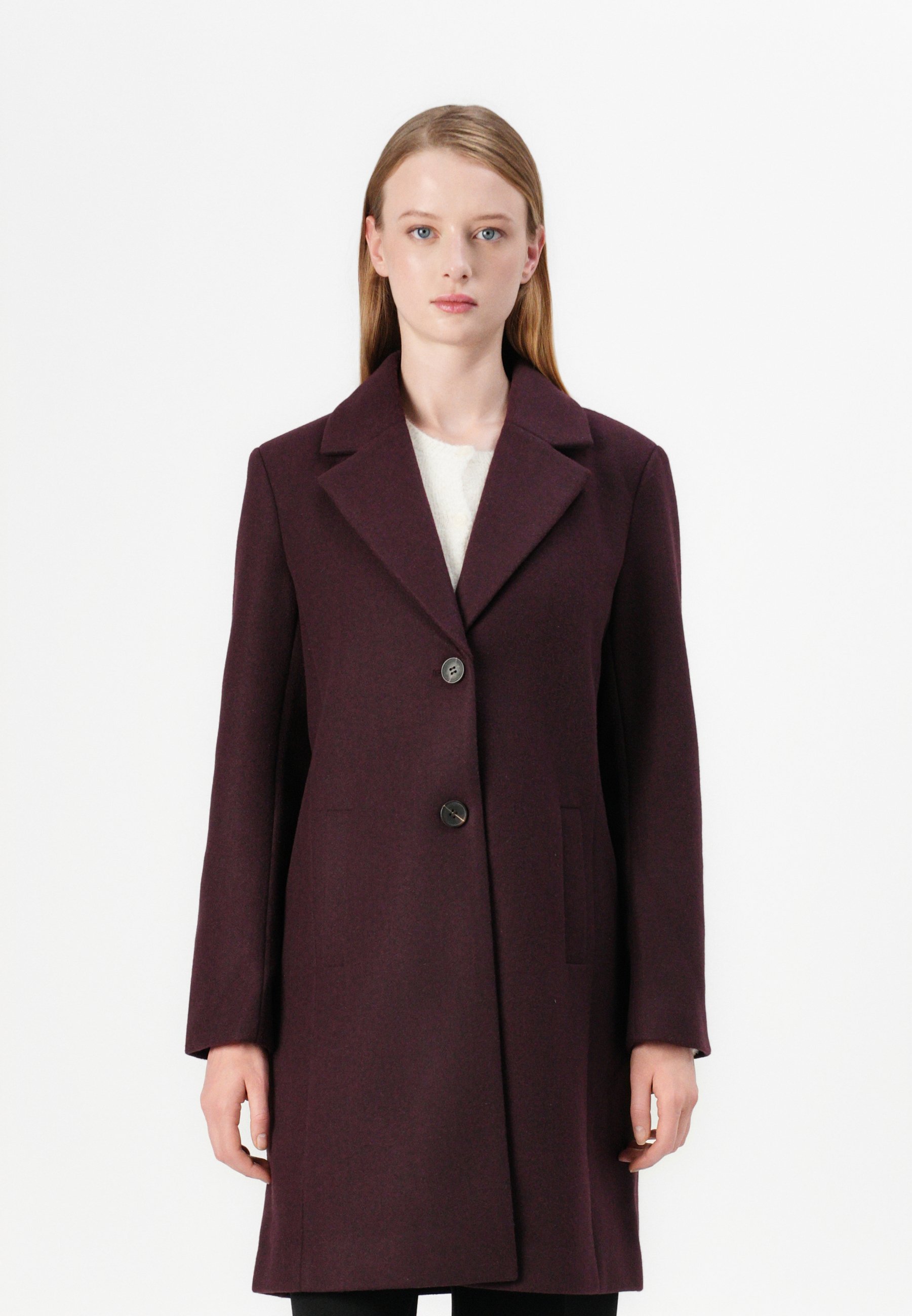 VILA VICLAUDIA BUTTON - NOOS - Classic coat - fig