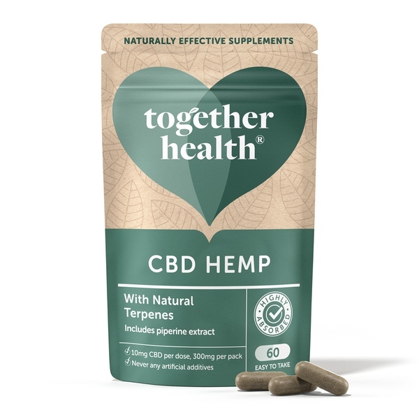 Together Health CBD – Cáñamo orgánico – 60 cápsulas | Salud | Superdrug