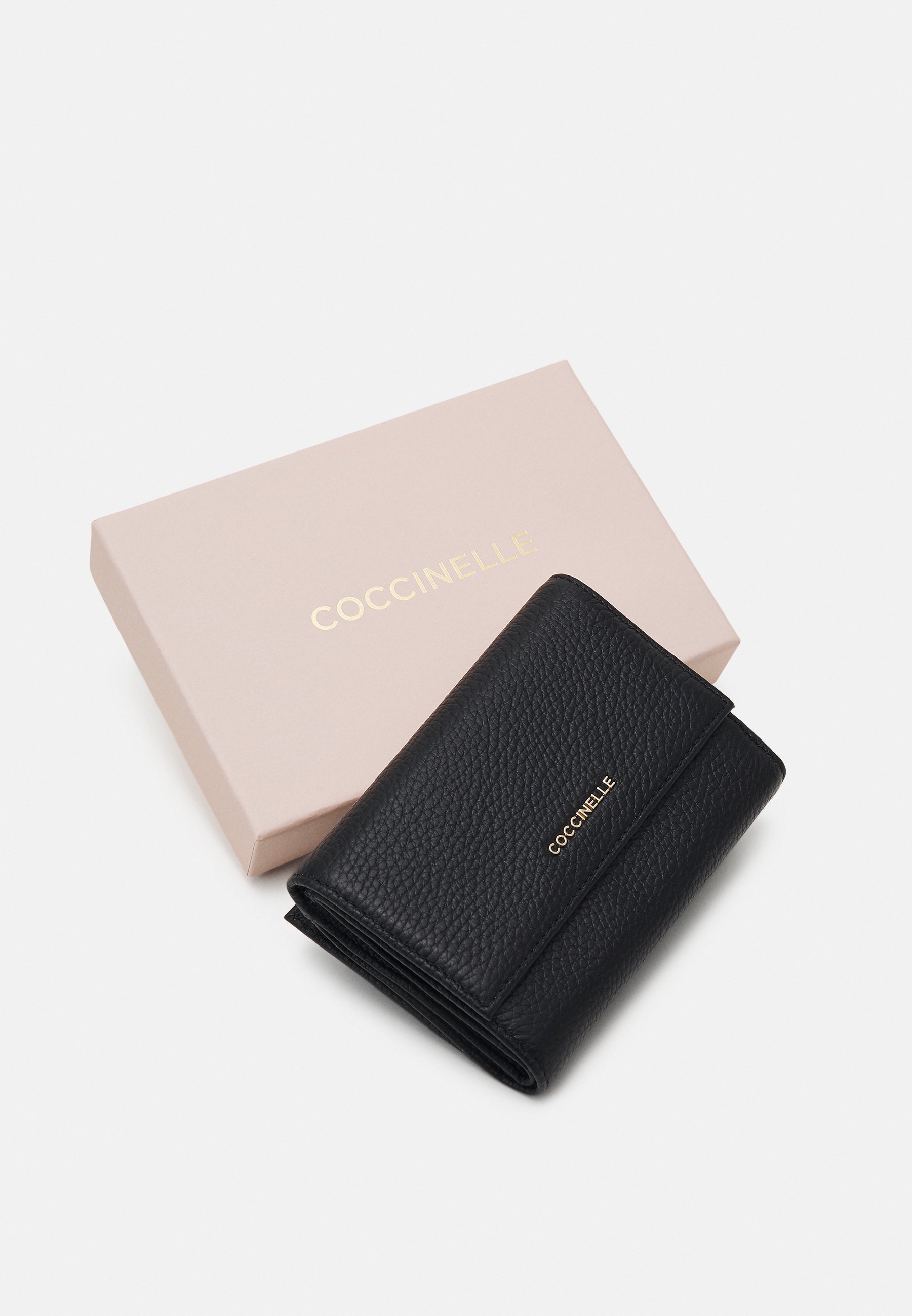 Coccinelle METALLIC SOFT - Portefeuille - noir