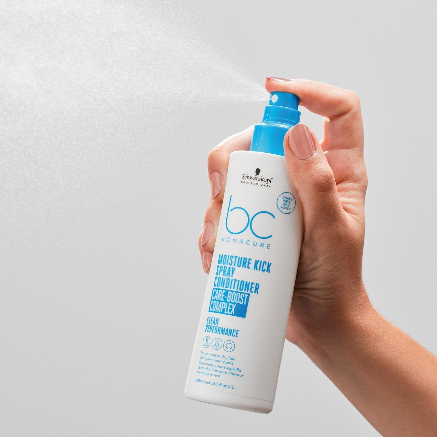 Schwarzkopf Professional balzam brez izpiranja BC BONACURE Hyaluronic Moisture Kick vlažilni sprej - 200 ml