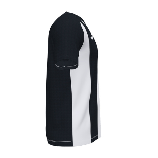 Camiseta Manga Corta Joma Pisa Ii Negro Blanco