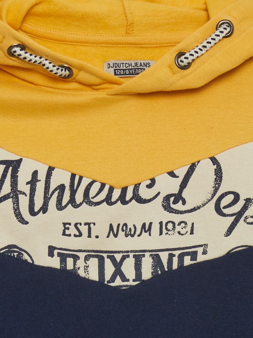 Sudadera con capucha de felpa - AZUL