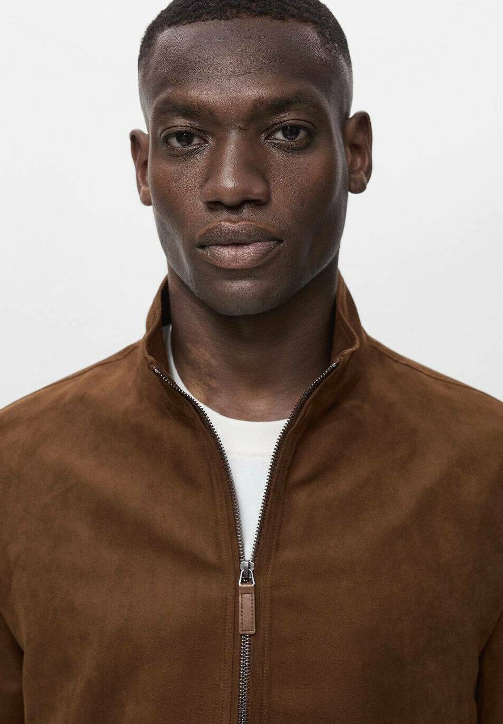 Blouson aviateur Mango - cognac