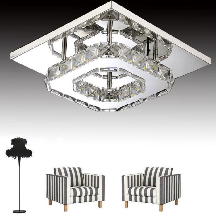 Kristall-LED-Deckenleuchte - WOTTES - 40W - Gelb - E27