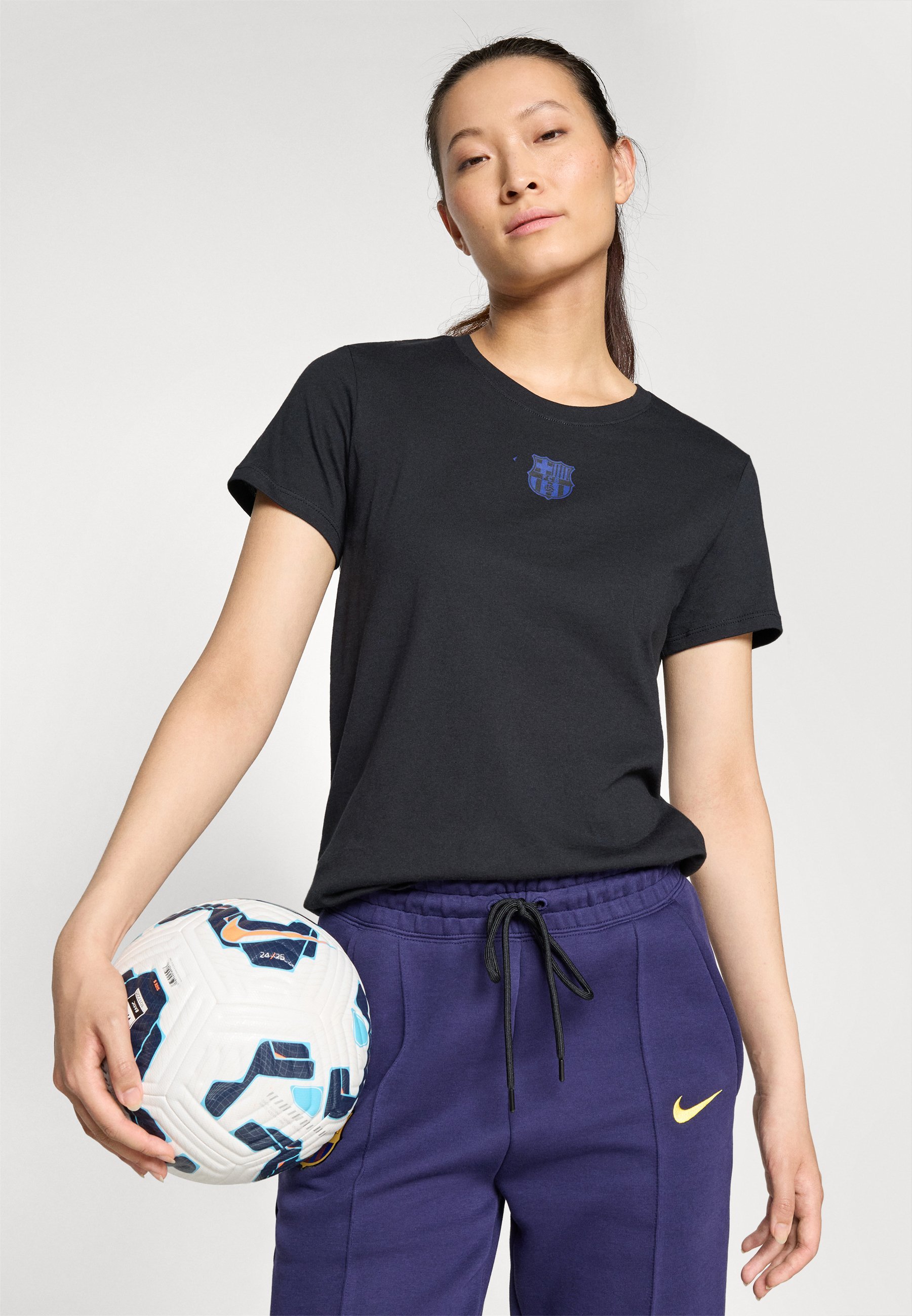 Nike Performance FC BARCELONA CREST T-shirt - Clubkleding - zwart