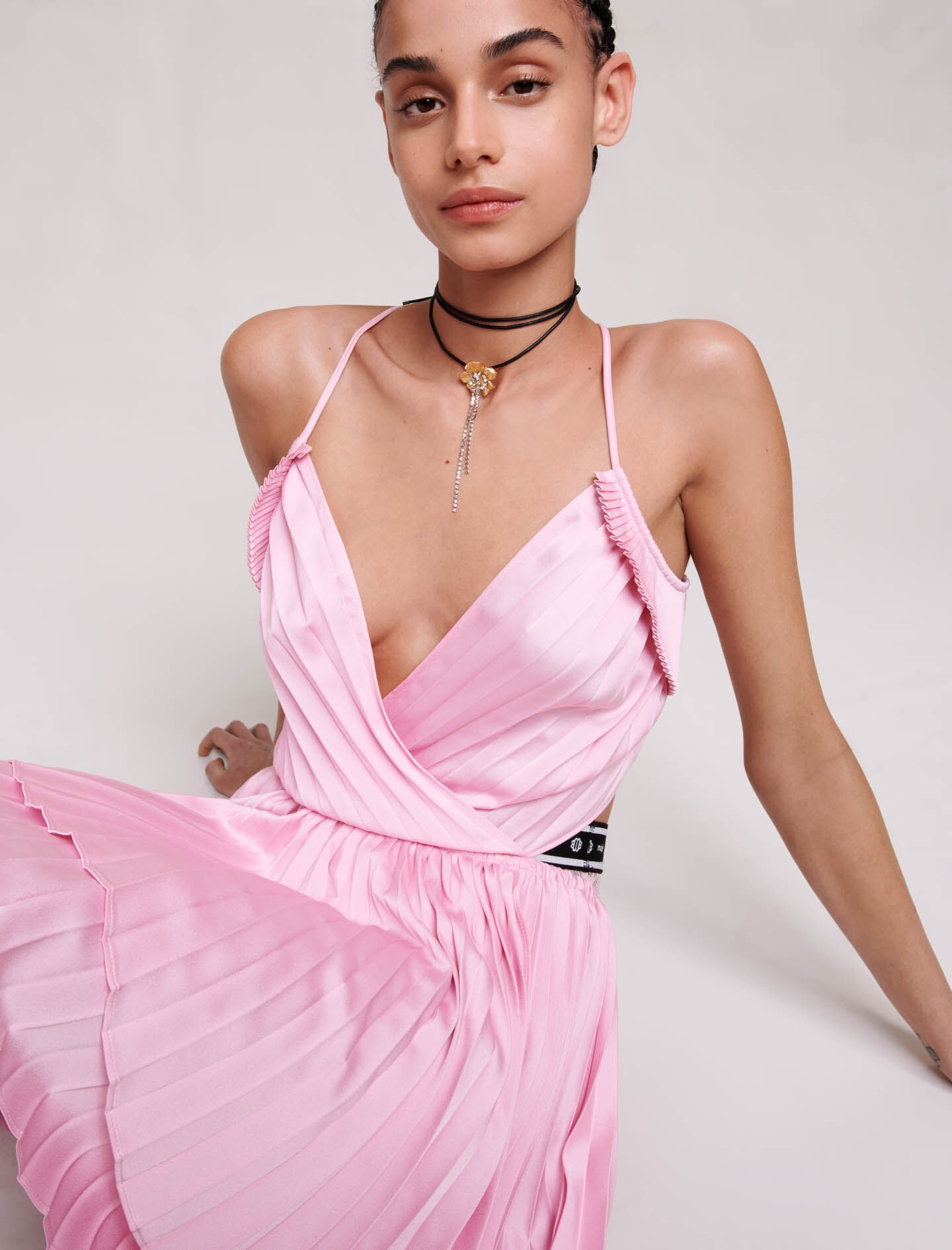 Korte jurk - Roze