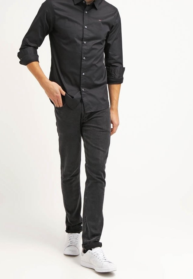 Hilfiger denim overhemd - zwart