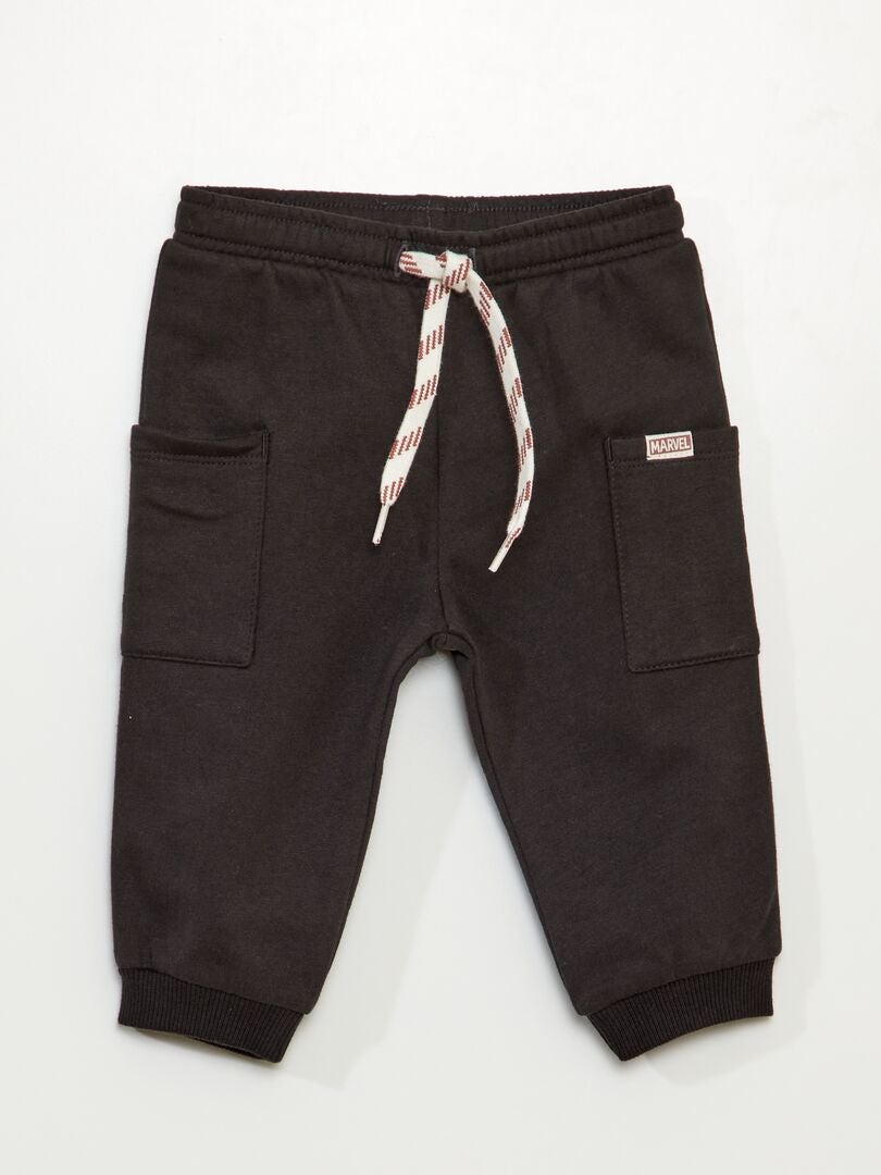 Conjunto de moletom e calça jogger dos Vingadores da Marvel - 2 peças - BRANCO