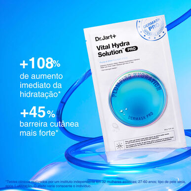 Dr. Jart Dermask Vital Hydra Solution Pro -kasvonaamio hydrogeelillä ja hyaluronihapolla 26 g