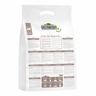 Litière agglomérante naturelle Greenwoods
