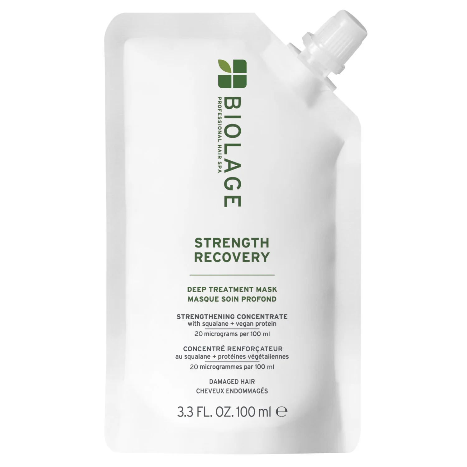 Strength Recovery Deep Treatment Pack per Capelli Fragili - Maschera Nutriente Capelli, Maschera Idratante Capelli, Maschera Rinforzante Capelli