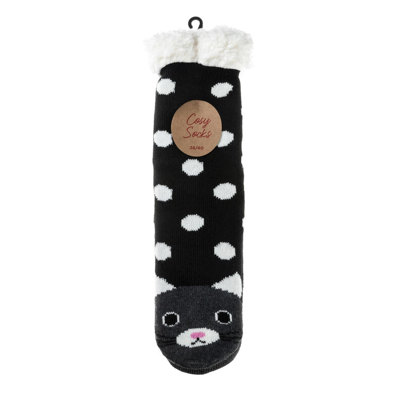 Calcetines y medias negras para mujer