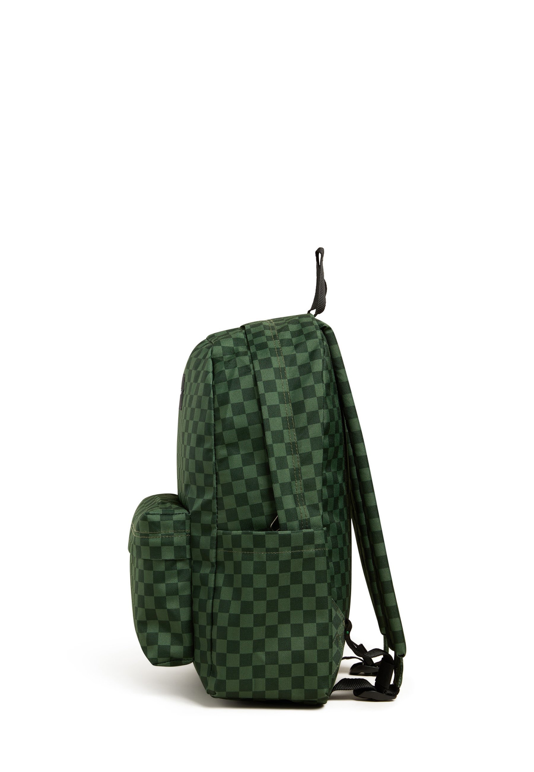 Vans OLD GROM CHECK - Koolikott - tume oliivroheline