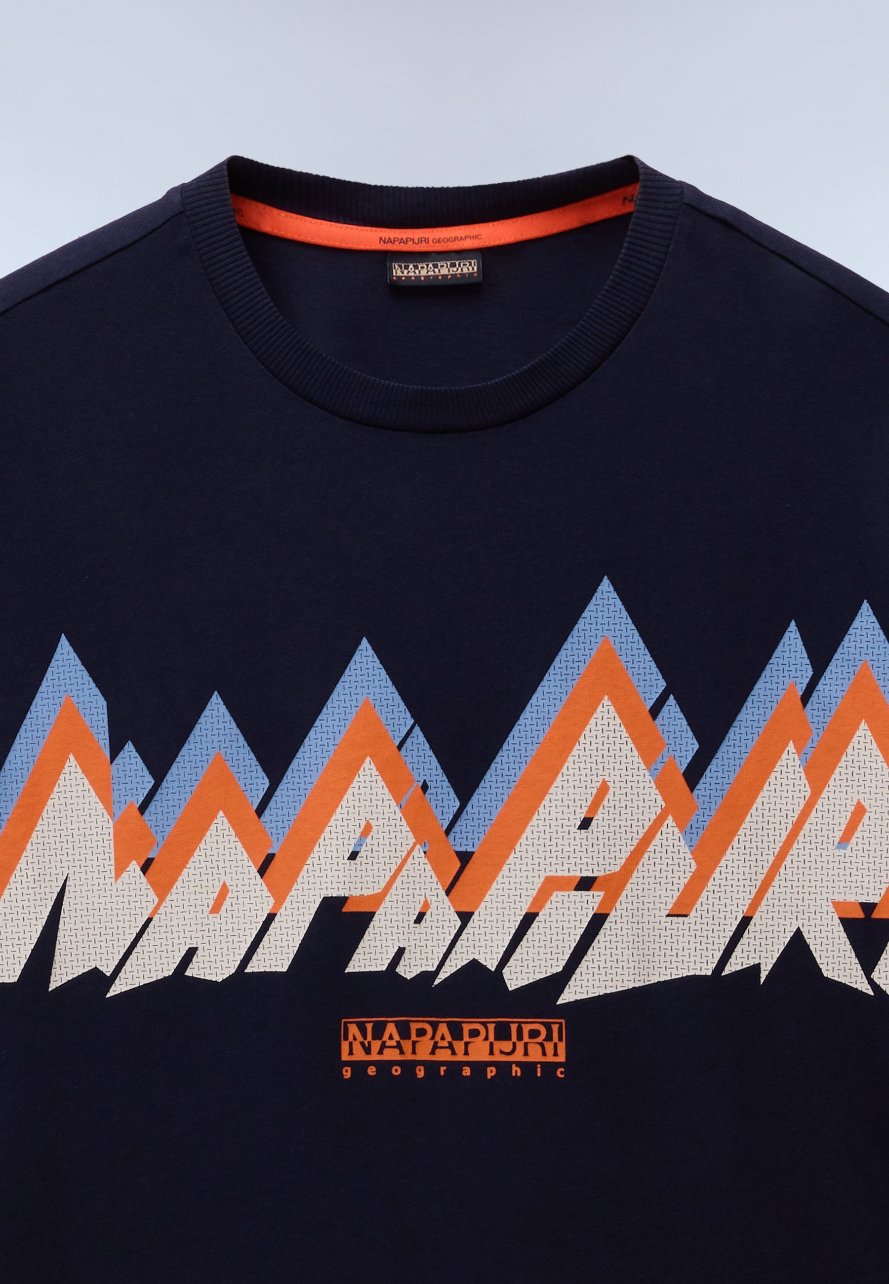 Napapijri FIEMME - Camiseta estampada - azul marinho